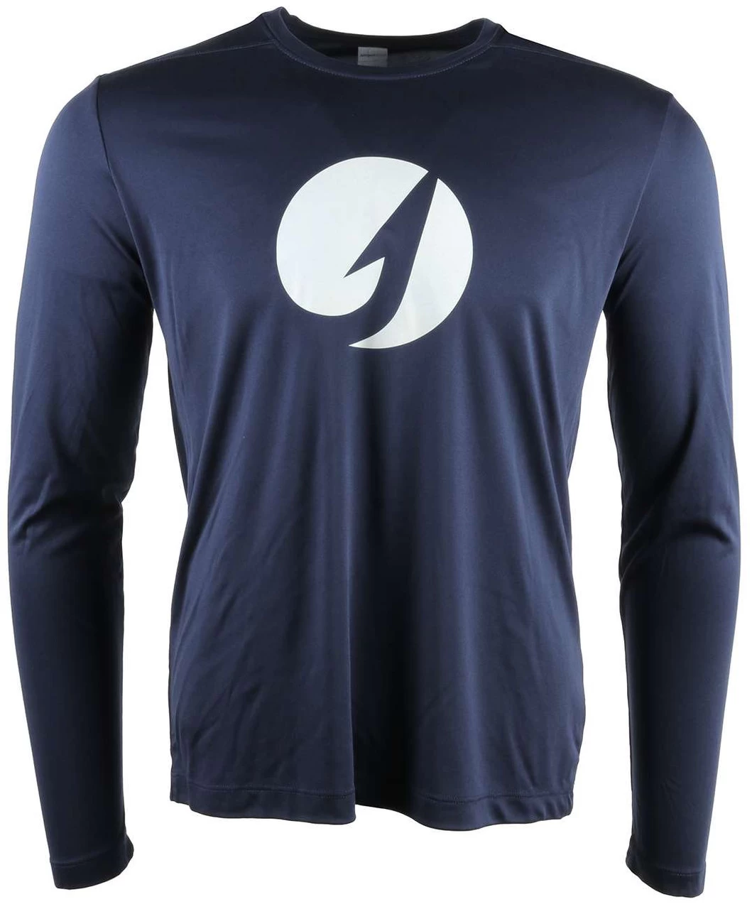TackleDirect Hook Logo Mens Performance LS Shirt - Navy - Size Large 1 TackleDirect Hook Logo Mens Performance LS Shirt - Navy - Size Large
