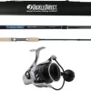 TackleDirect SLAIV2500DX/TDSSTS703M Silver Hook Spinning Combo
