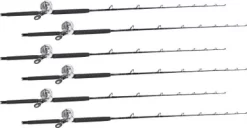Shimano Talica TAC20BFC / TackleDirect Platinum Hook White Marlin Package W/ 6 Combos