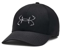 Under Armour Mens Iso-Chill Armourvent Fish Adjustable Hat - Black